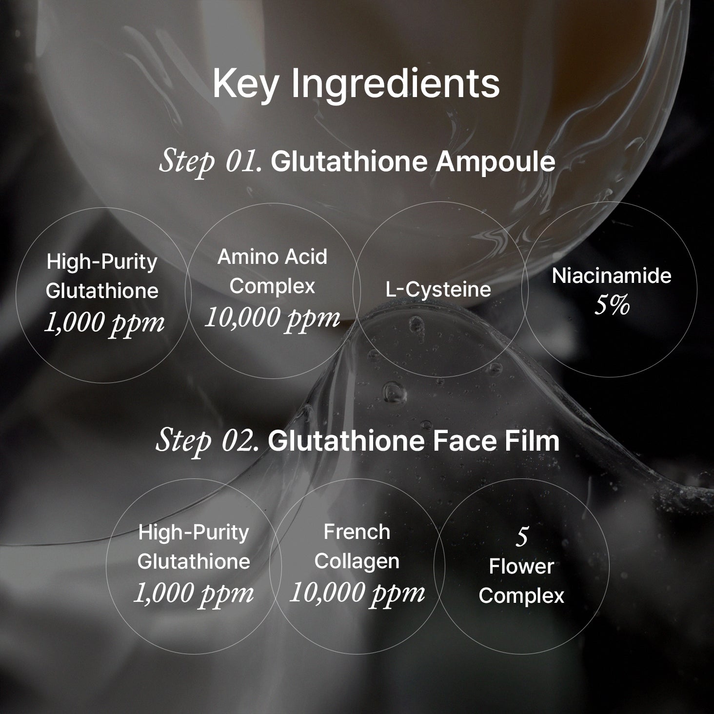 Glutathione Face Film 3pcs House of B Glutathione Face Film 3pcs House of B
